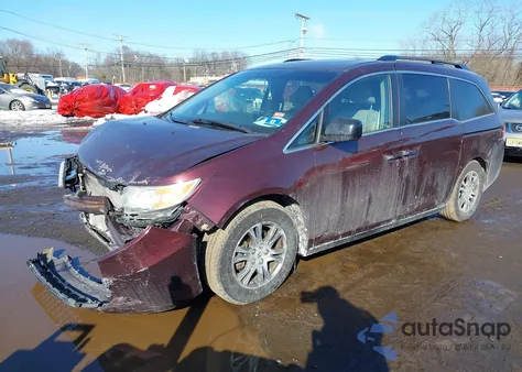 2012 Honda Odyssey Ex-L z USA, uszkodzony, nr VIN 5FNRL5H60CB045871